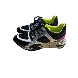 Steve Madden Women’s Sneakers Black/Multicolor Size US 8.5 EUR 40 UK 6.5  AU 8.5
